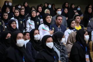 تصاویر آیین تجلیل از بانوان مدال آور ورزش ایران اسلامی