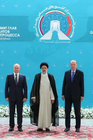 تصاویر عکس یادگاری هفتمین اجلاس سران کشورهای ضامن روند آستانه