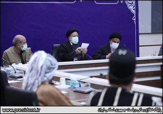 تصاویر نشست صمیمی رییس جمهور با سران عشایر خوزستان