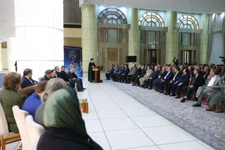دیدار رمضانی با جمعی از هنرمندان