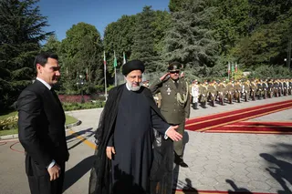 تصاوبر استقبال رسمی از رئیس جمهور ترکمنستان