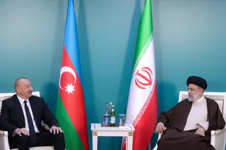 دیدار روسای جمهور ایران و آذربایجان