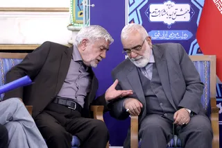 نشست رمضانی با جمعی از خیرین