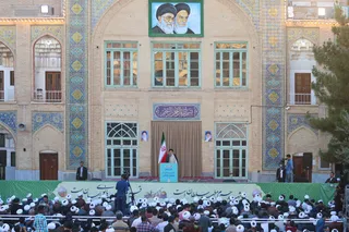 دیدار با علما و طلاب