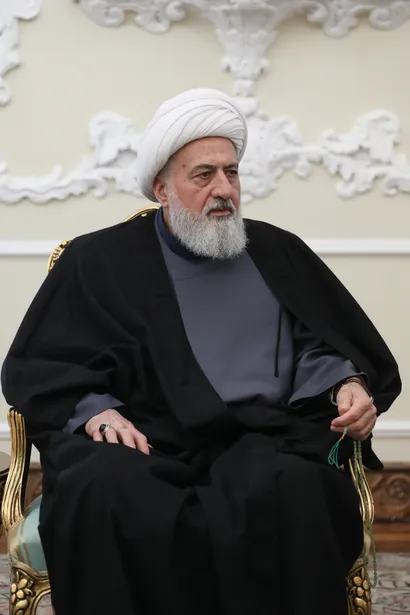 دیدار نائب رئیس مجلس اعلای اسلامی شیعیان لبنان با رئیس جمهور