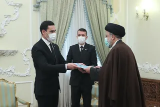 تصاویر دیدار فرستاده ویژه رئیس جمهور ترکمنستان با آیت‌الله رئیسی