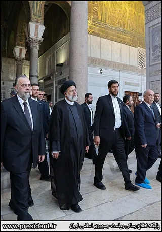 تصاویر بازدید از مسجد اموی دمشق