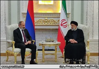 تصاویر دیدار نخست وزیر ارمنستان با آیت الله رئیسی