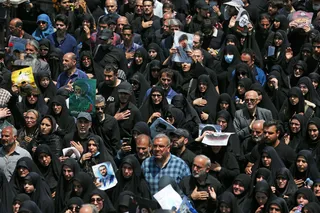 مراسم تشییع پیکر رئیس جمهور شهید و همراهان در تهران