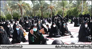 سخنرانی در جمع مردم طبس در امامزاده حسین بن موسی الکاظم(ع)