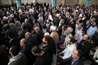 دیدار مسئولان نظام و مهمانان کنفرانس وحدت با رهبر انقلاب