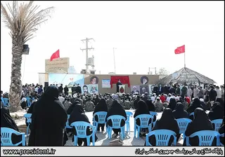 تصاویرحضور در یادمان شهدای قلاویزان واقع در نقطه صفر مرزی شهرستان مهران