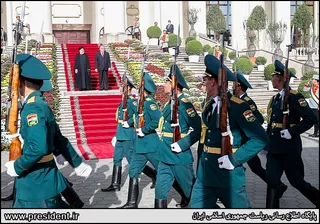 تصاویر استقبال رسمی امامعلی رحمان از آیت الله رئیسی