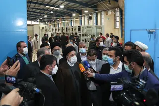 تصاویر بازدید از کارخانه الکترو کویر یزد