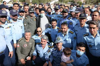تصاویر بازدید از پایگاه شکاری شهید نوژه