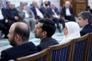نشست رمضانی با جمعی از خیرین