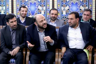 نشست رمضانی با جمعی از خیرین