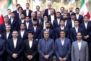 تصاویر  بدرقه تیم ملی فوتبال