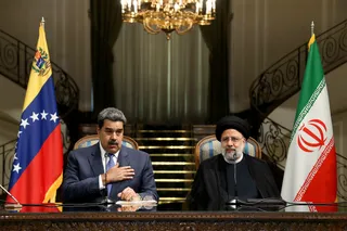 تصاویر نشست مطبوعاتی روسای جمهور ایران و ونزوئلا