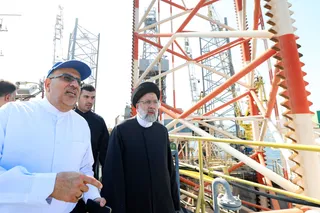 تصاویر بازدید از سکوی فاز 11 میدان گازی پارس جنوبی