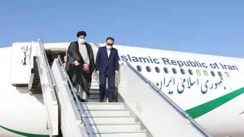 فیلم ورود رئیس جمهور به استان خراسان رضوی