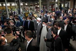 تصاویر بازدید از کارخانه تولید لوازم خانگی سنگرکار