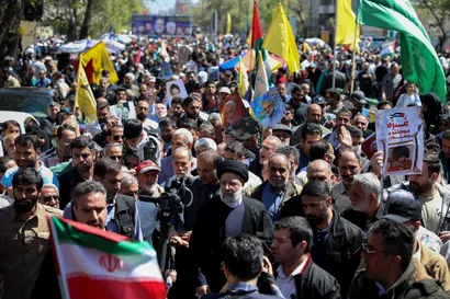 حضور در راهپیمایی پرشکوه روز قدس