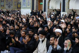 مراسم تشییع پیکر رئیس جمهور شهید و همراهان در مشهد