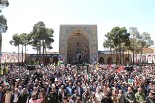 استقبال و اجتماع باشکوه مردم سمنان