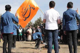 تصاویر مراسم روز درختکاری