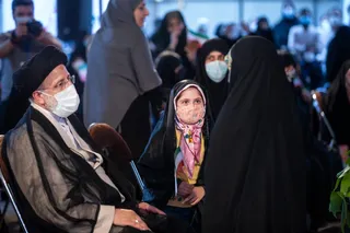 حضور رئیسی در مراسم روز دختر