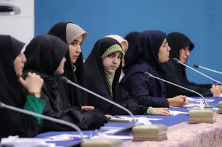 تصاویر نشست رمضانی با جمعی از نوجوانان