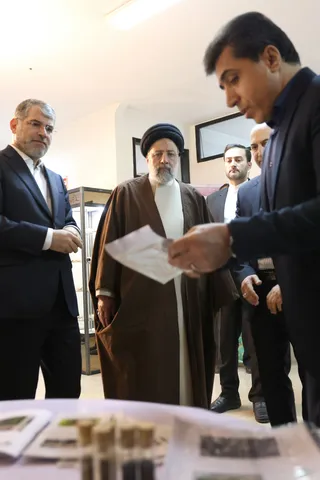 تصاویر بازدید از بانک ژن باغ ملی گیاه شناسی