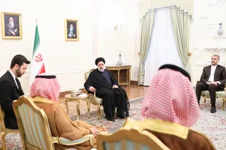 تصاویر دیدار وزیر خارجه عربستان سعودی با دکتر رئیسی