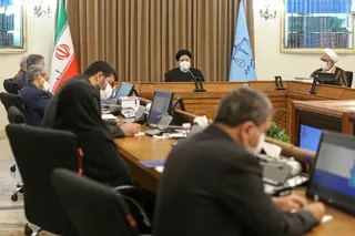 دیدار حجت‌الاسلام والمسلمین رئیسی با وزیر و جمعی از مسئولان بهداشت و درمان کشور