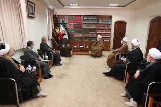 تصاویر دیدار با آیت الله العظمی جوادی آملی