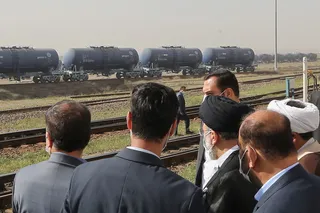 تصاویر بازدید از ایستگاه راه آهن بین اللملی سرخس