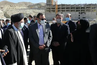 تصاویر بازدید رئیس جمهور از پروژه مسکن مهر پردیس