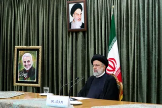 تصاویر سخنرانی ویدئو کنفرانسی در اجلاس سران بریکس پلاس