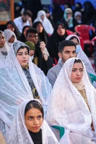 تصاویر مراسم جشن ازدواج ۳۱۳ زوج بوشهری