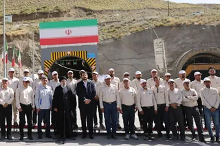 تصاویر افتتاح مسیر رفت قطعه دوم آزاد راه تهران - شمال