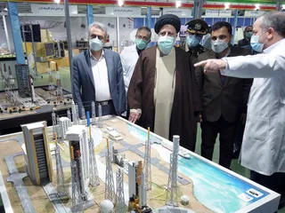 تصاویر بازدید دکتر رئیسی از نمایشگاه دستاوردهای صنعت فضایی