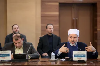 تصاویر نشست با پیروان ادیان توحیدی