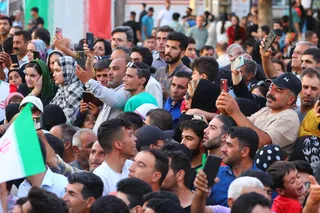 تصاویر استقبال مردمی اهالی یاسوج
