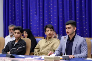 تصاویر نشست رمضانی با جمعی از نوجوانان
