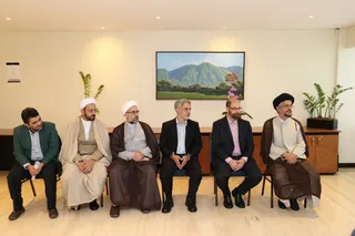 تصاویر دیدار برخی اعضای تشکل‌های اسلامی و فرهنگی ونزوئلا با دکتر رئیسی