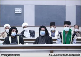 تصاویر نشست صمیمی رییس جمهور با سران عشایر خوزستان