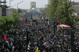مراسم تشییع پیکر رئیس جمهور شهید و همراهان در تهران