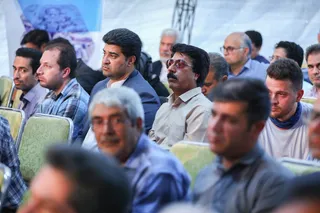 تصاویر آئین بهره‌برداری از پروژه‌های آب، برق و فاضلاب استان کرمان