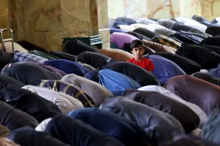 تصاویر حضور رئیس جمهور در نماز جمعه مشهد
